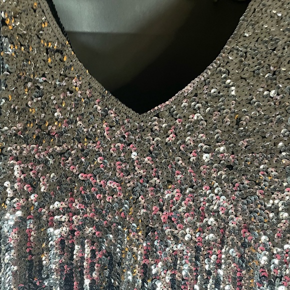 Women’s Maner Eloquent sequence, tank too dress long/formal/prom/dance-large-NWT - Picture 3 of 7